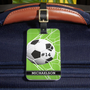 サッカーボールゴール ラゲッジタグ