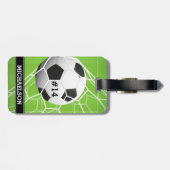 サッカーボールゴール ラゲッジタグ (裏面横)