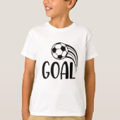サッカーボールゴール Tシャツ (正面)