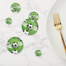 サッカーボールサッカーゴール コンフェッティ