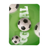 サッカーボールサッカーゴール – フレキシブル磁石 マグネット (縦)