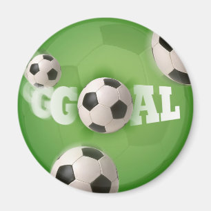 サッカーボールサッカーゴール – マグネット
