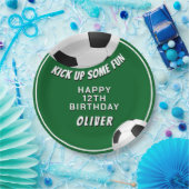サッカーボールサッカースポーツ子供の誕生日 ペーパープレート (パーティー)