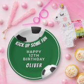サッカーボールサッカースポーツ子供の誕生日 ペーパープレート (パーティー)