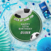 サッカーボールサッカースポーツ子供の誕生日 ペーパープレート (パーティー)