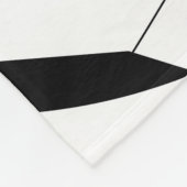 サッカーボールサッカーパーソナライズされた フリースブランケット (角)