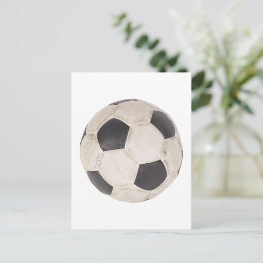 サッカーボールサッカーファンサッカーサッカーフットボールサッカーゲーム ポストカード (スタンド正面)