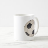 サッカーボールサッカーファンサッカーフットボールサッカーの試合 コーヒーマグカップ (正面右)
