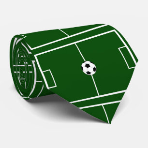 サッカーボールサッカーフィールドプリントネクタイ2 ネクタイ