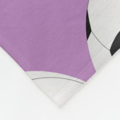 サッカーボールサッカー選手の女子フリースブランケット フリースブランケット (角)