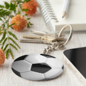 サッカーボールサッカー キーホルダー (側面)