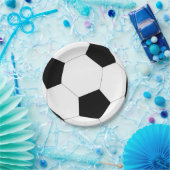 サッカーボールサッカー ペーパープレート (パーティー)