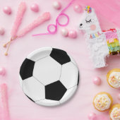 サッカーボールサッカー ペーパープレート (パーティー)