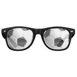 サッカーボールサッカー レトロサングラス