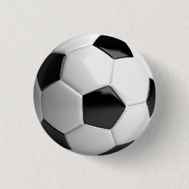 サッカーボールサッカー 缶バッジ