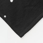 サッカーボールサンタハットトナカイのクリスマスライト フリースブランケット (角)