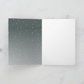 サッカーボールサンタハットメリークリスマス シーズンカード (内部)