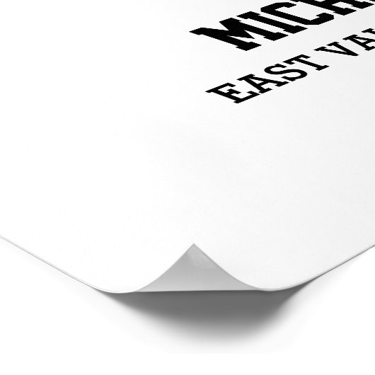 サッカーボールシニア卒業スポーツフォトコラージュ ポスター (角)