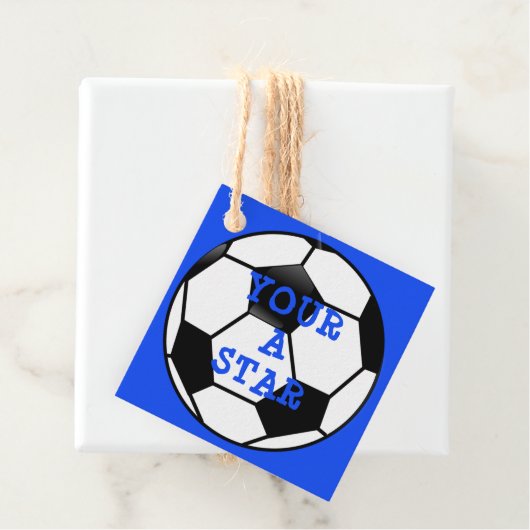 サッカーボールスタースポーツありがとうございました フェイバータグ (インサイチュ)