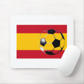 サッカーボールスペイン国旗2博物館ザズルの贈り物 マウスパッド (マウス)