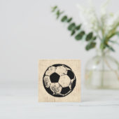 サッカーボールスポーツアートヴィンテージサッカー エンクロージャーカード (スタンド正面)