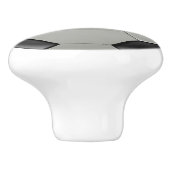 サッカーボールスポーツドアノブキャビネットの引き セラミックノブ (側面)