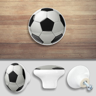 サッカーボールスポーツドアノブキャビネットの引き セラミックノブ