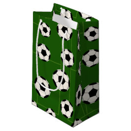 サッカーボールスポーツパターンパーティーバッグ スモールペーパーバッグ