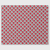 サッカーボールスポーツパターン ラッピングペーパー (フラット)