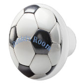 サッカーボールスポーツファン選手 セラミックノブ (右)