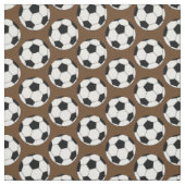 サッカーボールスポーツブラウン ファブリック (見本)