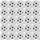 サッカーボールスポーツ練習プランナー/スクラップブック作り シール (正面)