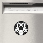 サッカーボールスマイル顔 マグネット (インサイチュ (食洗機))