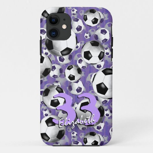 サッカーボールズ!女子サッカー Case-Mate iPhoneケース (裏面)