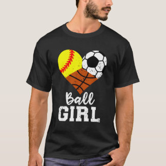 サッカーボールソフトボールバスケットボール Tシャツ