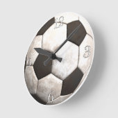 サッカーボールチームのスポーツゲーム ラウンド壁時計 (傾斜)