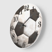 サッカーボールチームのスポーツゲーム ラージ壁時計 (傾斜)