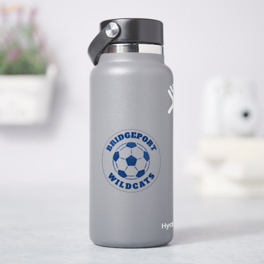 サッカーボールチーム名ブルー シール (HydroFlask)