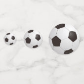 サッカーボールテーブル紙吹雪 コンフェッティ (正面)