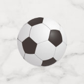 サッカーボールテーブル紙吹雪 コンフェッティ (スモール正面)