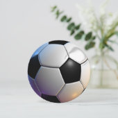 サッカーボールテーマサークルパーティの招待状 招待状 (スタンド正面)