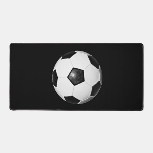 サッカーボールテーマスポーツチーム デスクマット (正面)