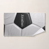 サッカーボールデザインバスタオルセット バスタオルセット (ハンドタオル)