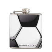 サッカーボールデザインフラスコ フラスク (正面)