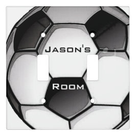 サッカーボールデザインライトスイッチカバー