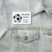 サッカーボールデザイン名タグ 名札 (インサイチュ)