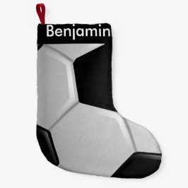 サッカーボールデザイン大クリスマスストッキング ラージクリスマスストッキング