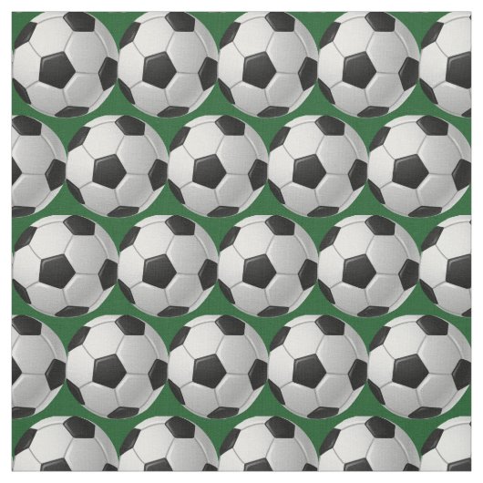 サッカーボールデザイン布 ファブリック (見本)