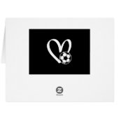 サッカーボールハート (裏面横)