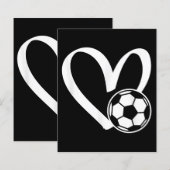 サッカーボールハート (正面/裏面)